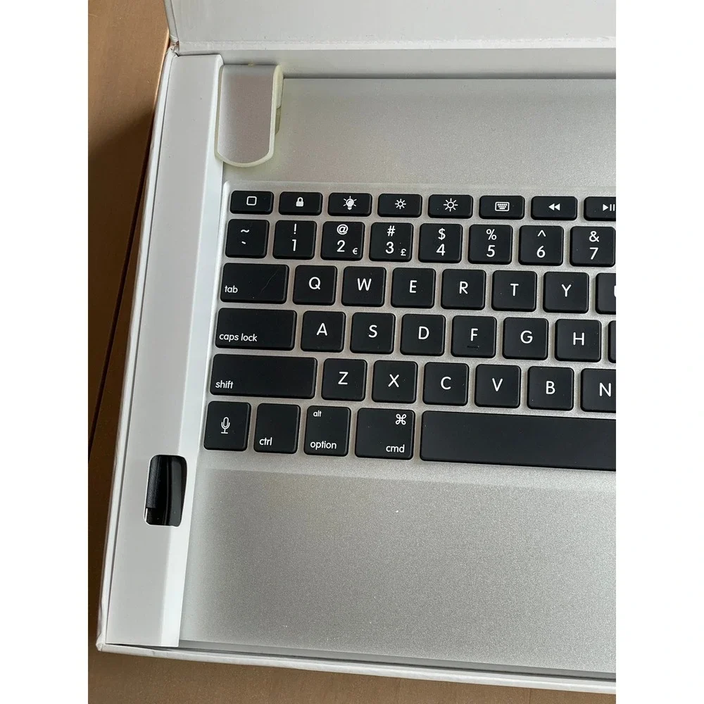Brydge 12.9 Bluetooth Keyboard Aluminum for iPad Pro 12.9 1st 2nd Gen Silver